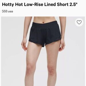 Hotty Hot Low-Rise Shorts - Black (2)